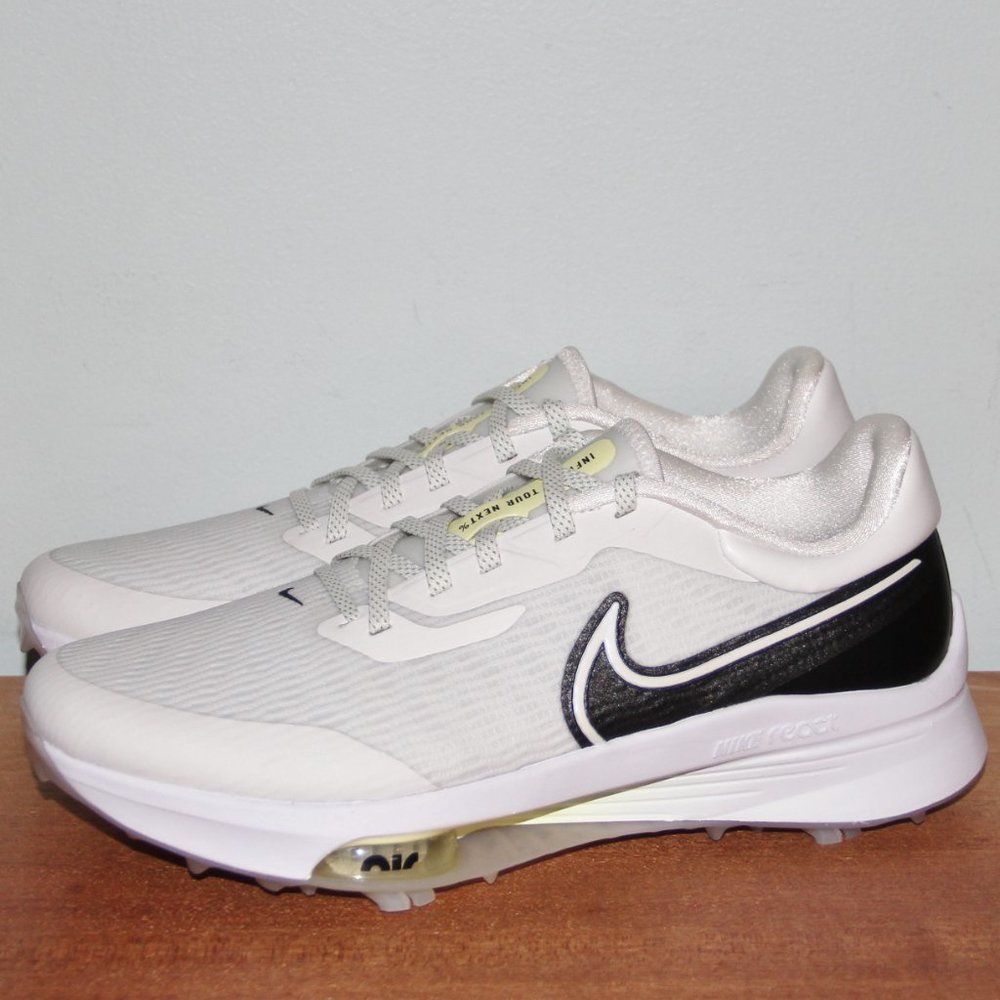Nike Air Zoom Infinity Tour NEXT% Golf Shoes Mens 9 Summit White Black - Picture 2 of 6